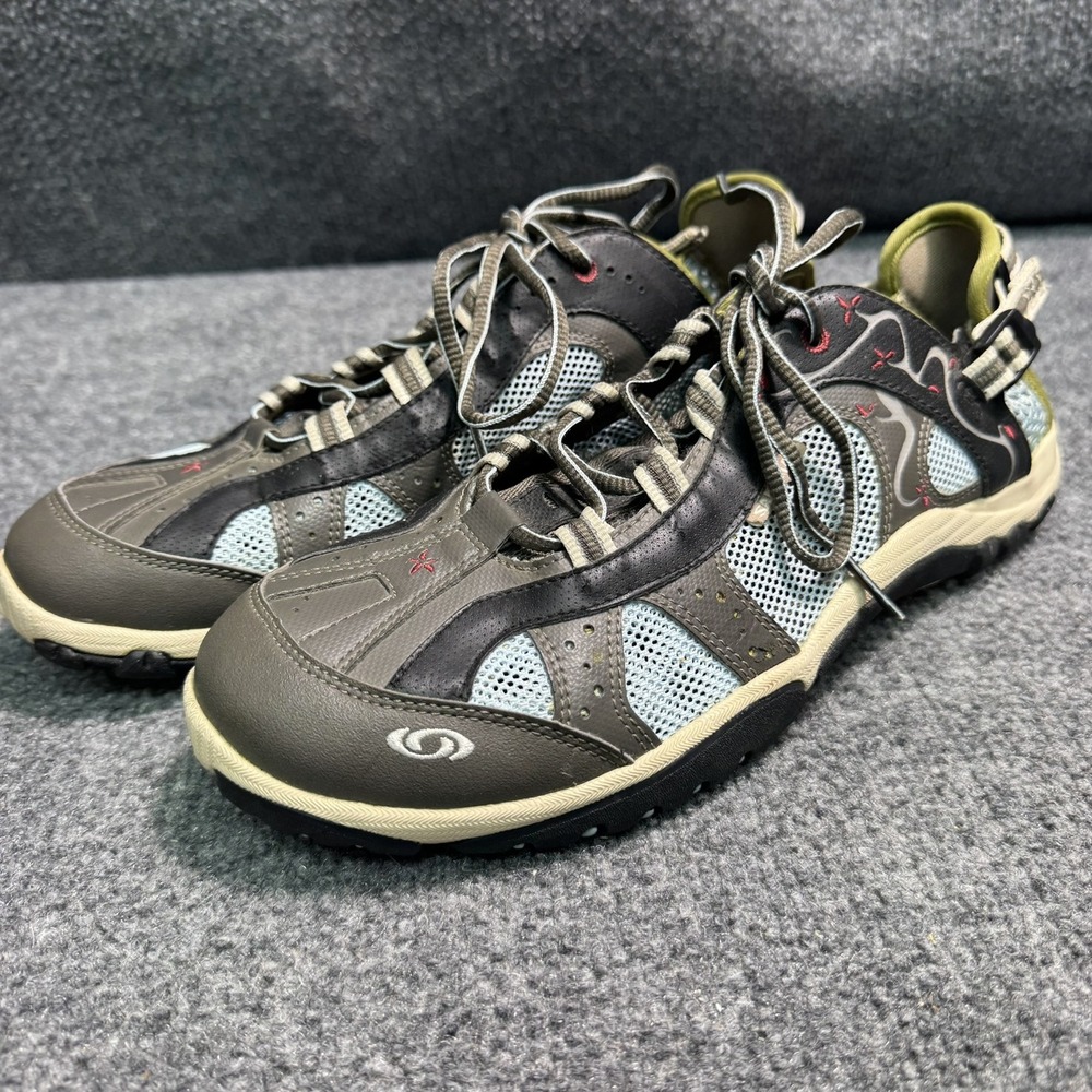 Salomon Sneakers Womens 10 278444 Brown Olive Blue Mesh Gorpcore Techwear
